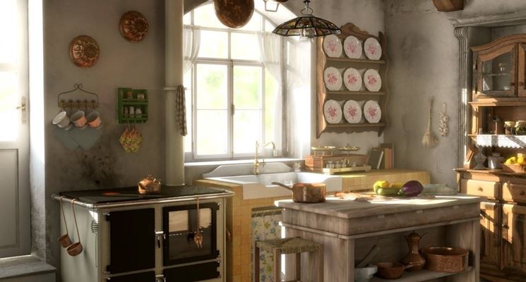 Creare una cucina economica in muratura in stile rustico cucina Cucine rustiche economiche