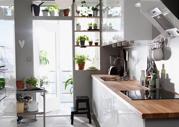 Cucina compatta Ikea moderna