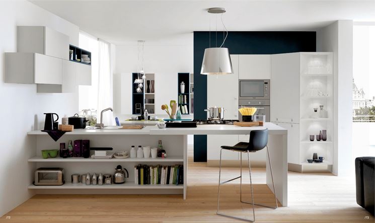 Cucina e soggiorno insieme, un progetto dinamico cucina cucina ... Progetto cucina e soggiorno insieme