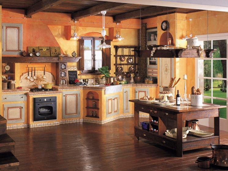 Cucina muratura e legno cucina cucina in muratura e legno Le più belle cucine in muratura