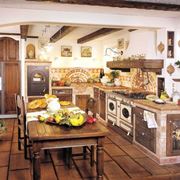 cucina in muratura rustica