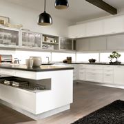 Cucina con penisola Timeline Aster