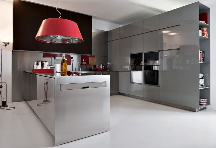Cucine con penisola cucina penisola cucina Tavolo lavoro cucina attrezzato