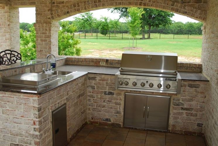 Cucine da esterno cucina Cucine in muratura per esterni