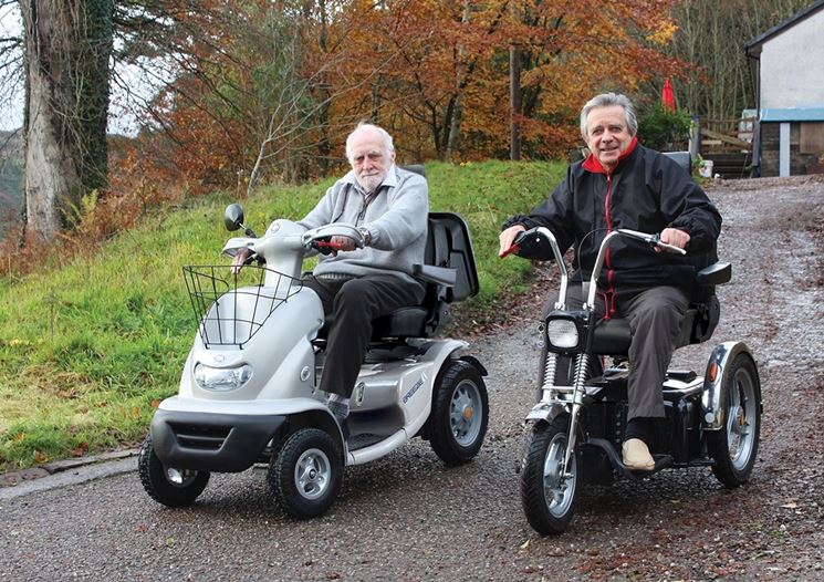 Scooter per disabili a 3 e 4 ruote