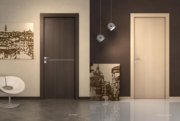 porte in rovere sbiancato