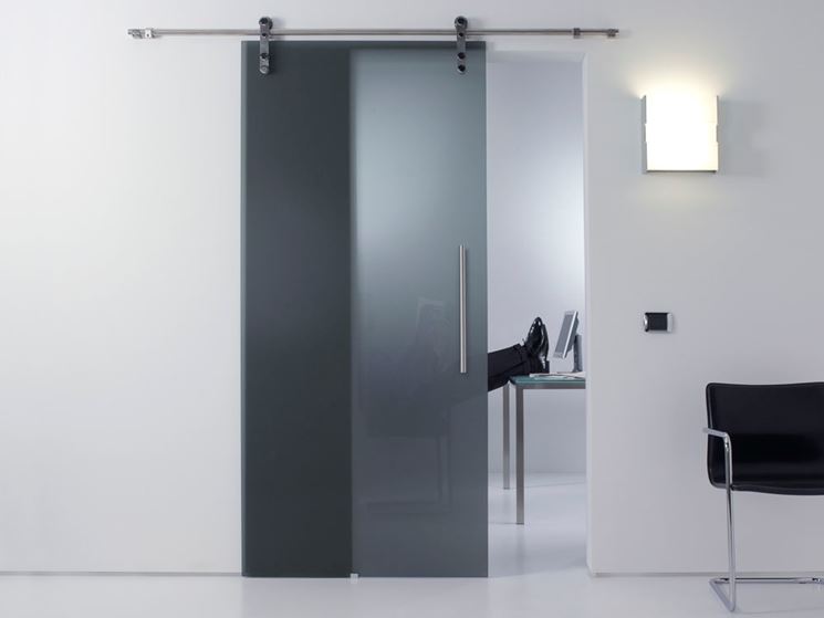 Montaggio porta scorrevole tecniche consigli per montare le ... Porte scorrevoli per interni moderne pavimento soffitto
