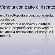 vendita con patto di riscatto