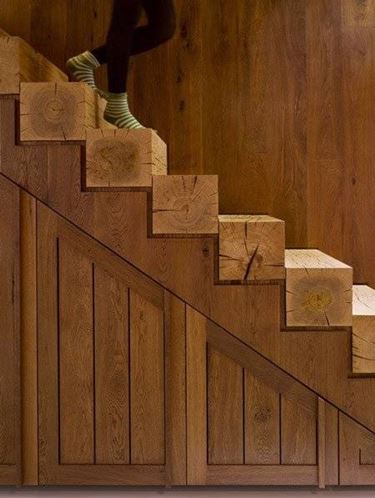 Scale in legno per interni