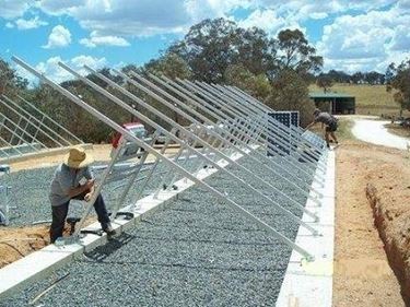 Fissaggio pannelli fotovoltaici