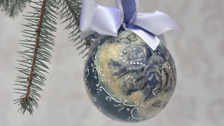 Palline Di Natale Con Foto Tutorial.Tutorial Decoupage Palle Di Natale Bricolage