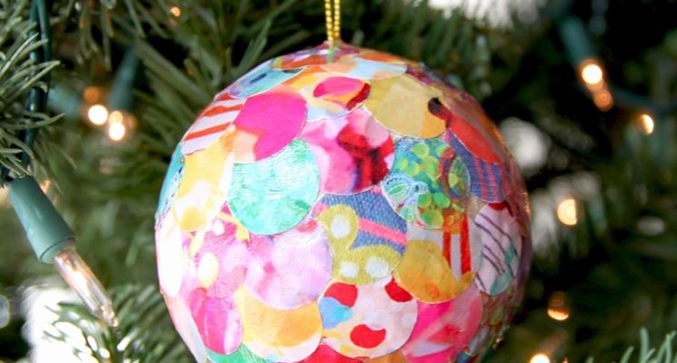 Palline Di Natale Decoupage Con Foto.Decorazioni Natalizie Fai Da Te Decoupage