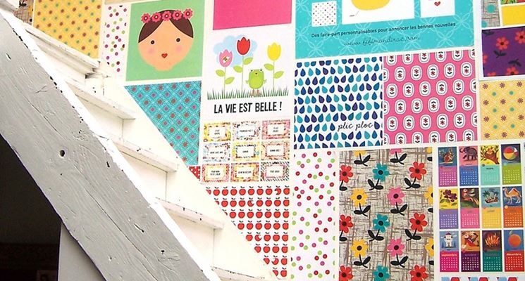 Decoupage su pareti interne