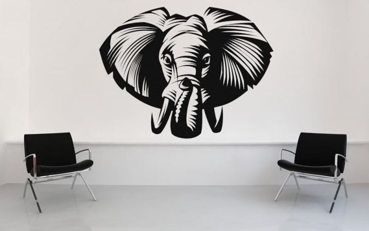 Stencil elefante