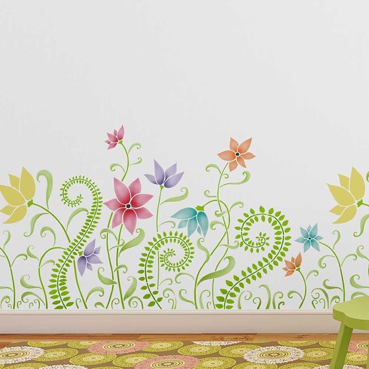 Decorazione floreale per bambini