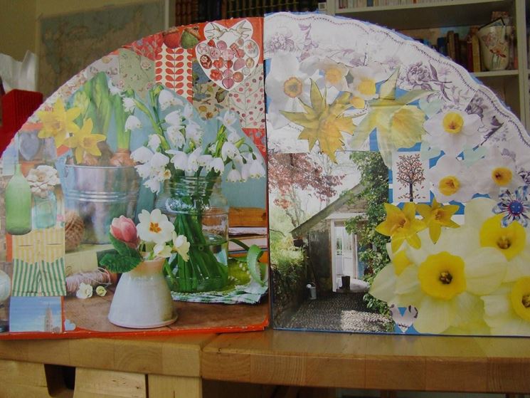 fare quadro con decoupage