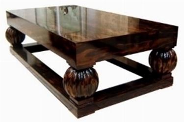 tavolino in legno d' ebano