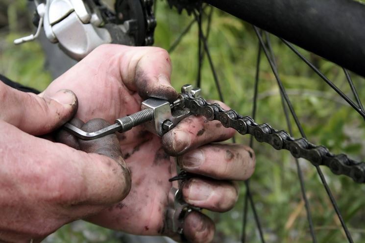 manutenzione catena bici