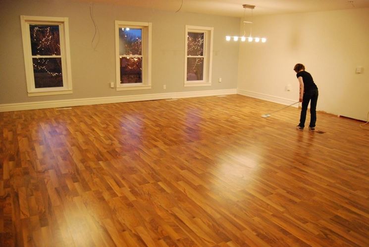 Pulizia parquet