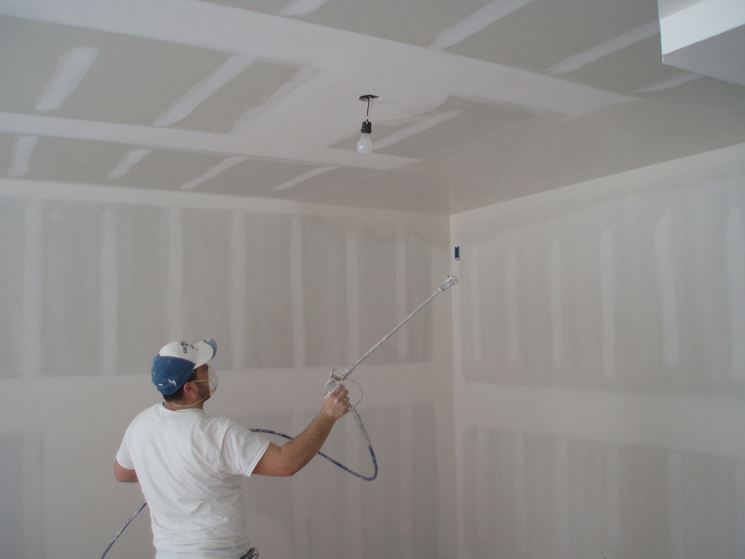 Verniciare il cartongesso verniciare Come si prepara una parete da pitturare