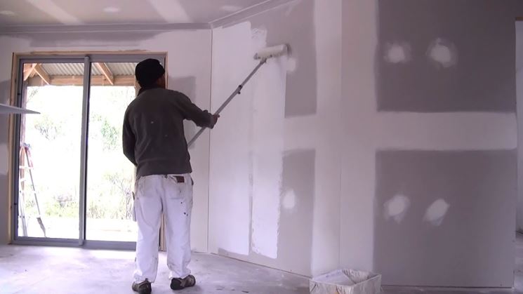 Verniciare il cartongesso verniciare Come si prepara una parete da pitturare