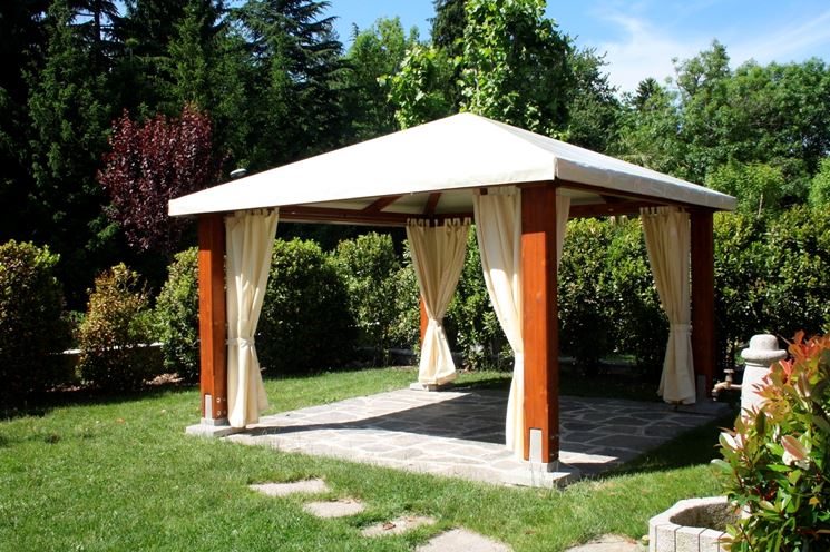 Gazebo fai da te arredamento giardino come realizzare gazebo fai ... Progetto gazebo in legno