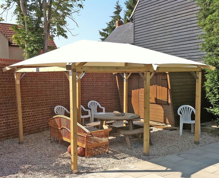 Gazebo fai da te arredamento giardino come realizzare gazebo ... Gazebo in muratura