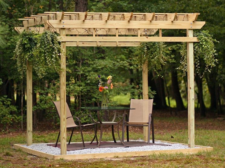 Gazebo fai da te arredamento giardino come realizzare gazebo ... Come costruire telaio e porta in ferro battuto