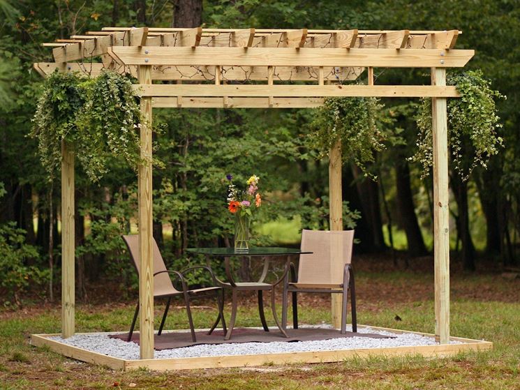 Come fare un gazebo in legno