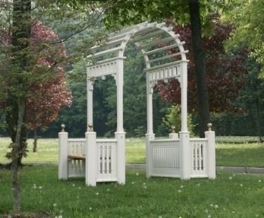 pergola tetto curvo 