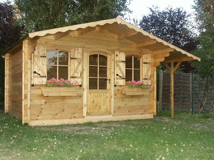 casetta da giardino in legno