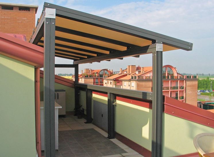 Tende per esterni gazebo: tendaggi per esterni tende portico ... Compro legni ondulati per esterno
