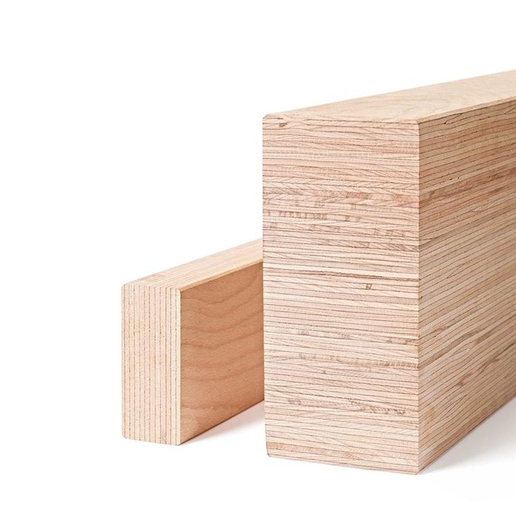 esempio di legno microlamellare