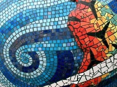 mosaico con mattonelle