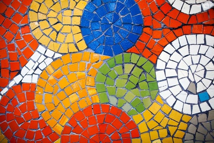 Tessere da <strong>mosaico fai da te</strong> colorate