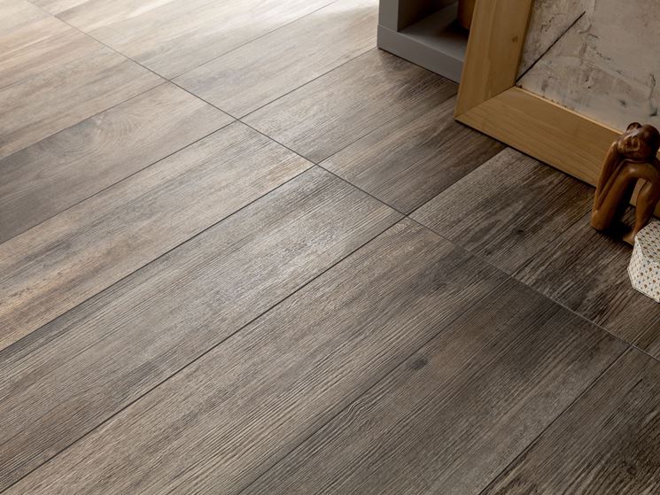 Mattonelle finto parquet