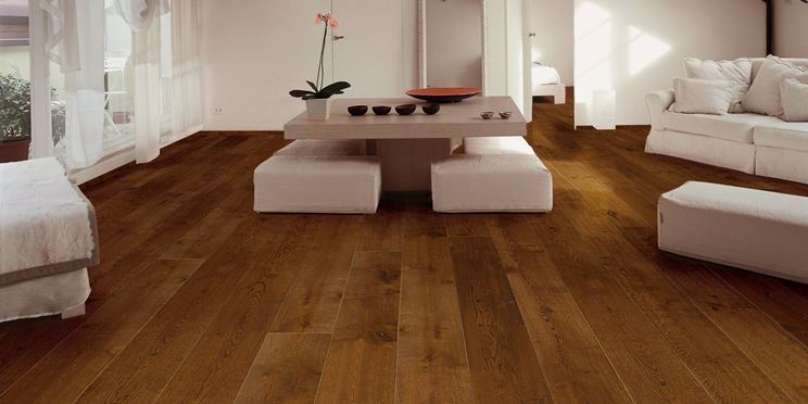 Esempio di parquet Leroy Merlin rosso