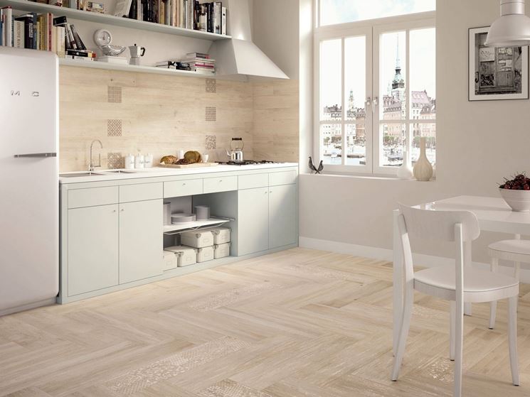 Gres porcellanato effetto parquet