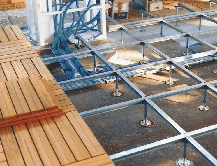 Pavimento flottante pavimento per interni come realizzare un ... Pavimento galleggiante esterno