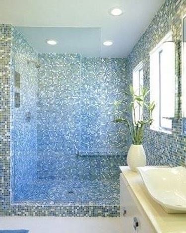 Piastrelle bagno mosaico piastrelle Posa piastrelle mosaico