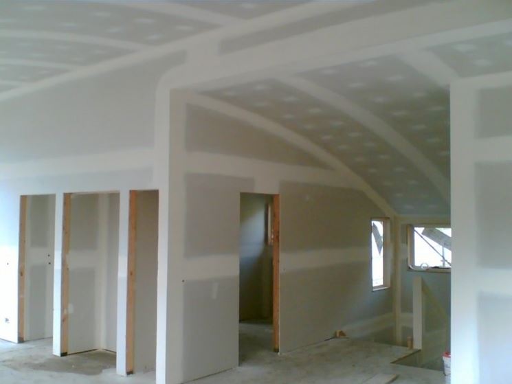 Cartongesso curvo cartongesso costruire con il cartongesso curvo Costruire muro in cartongesso