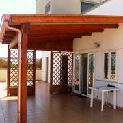 copertura terrazzo in legno