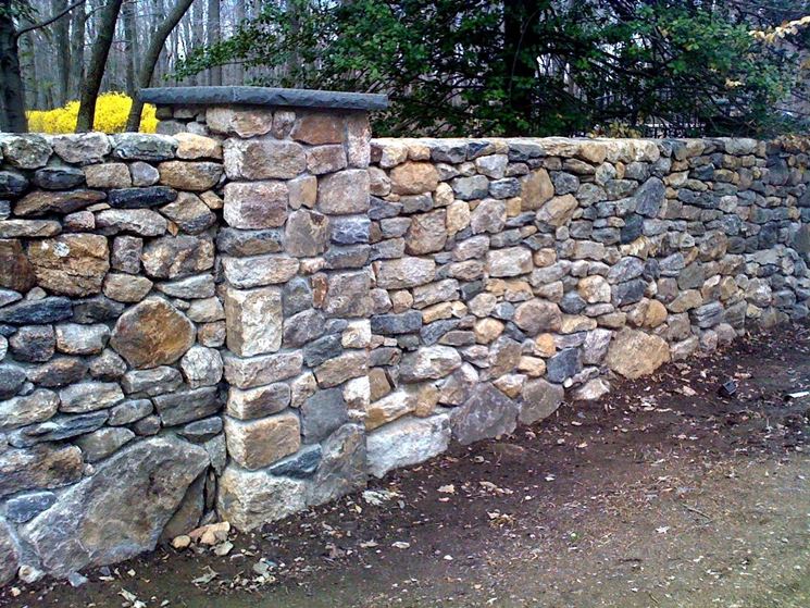 Pareti in pietra pareti Decorazione Muro recinto