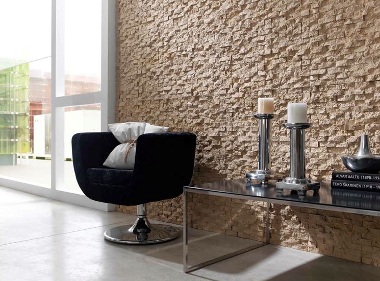 Rivestire una parete con la pietra pareti come rinnovare una ... Rivestimenti per pareti interne umide