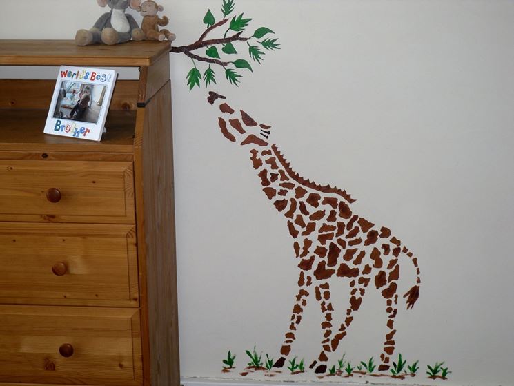 Stencil muro pareti Stencil muro gratis
