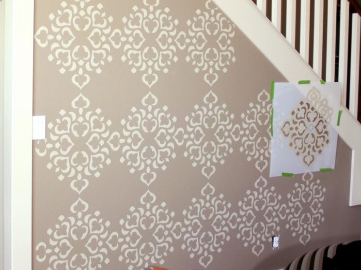 Stencil per muro pareti decorazione pareti Stencil a muro