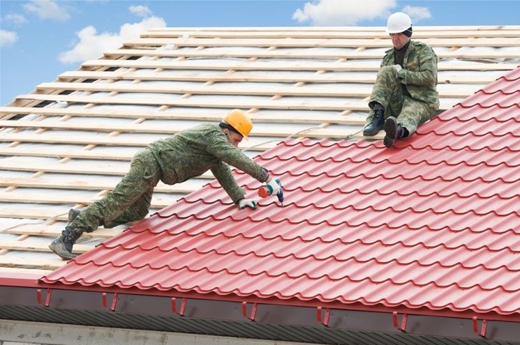 costruzione tetto inclinato